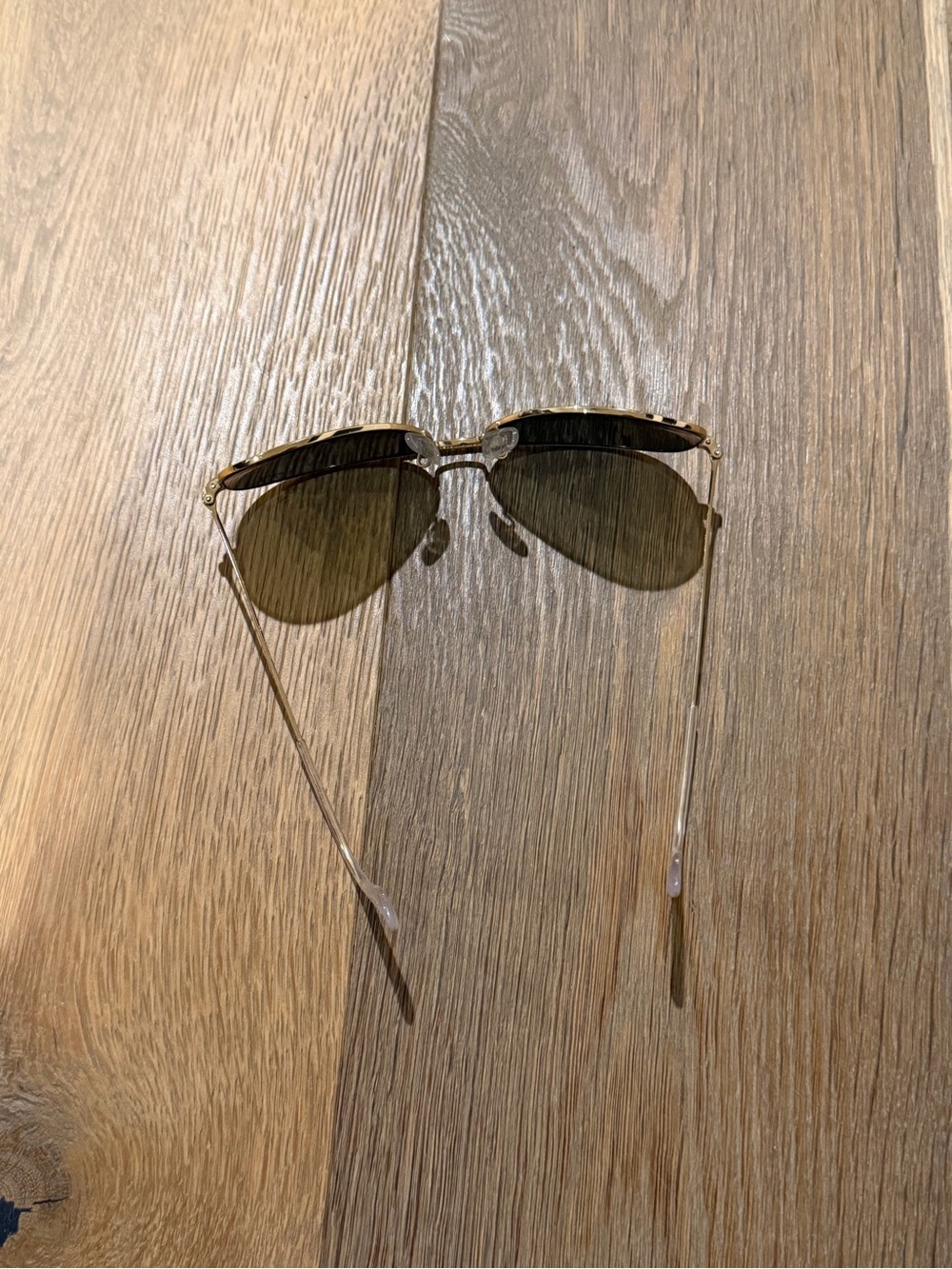 Ray-Ban Aviator Large Metal Polarized Sunglasses Gold - Picture 3 of 8